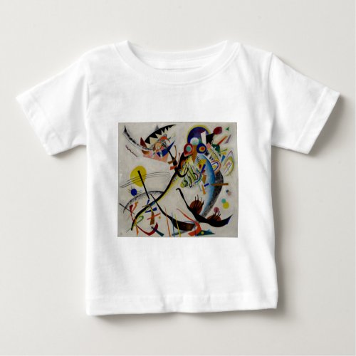 Kandinsky Blue Segment Baby T_Shirt