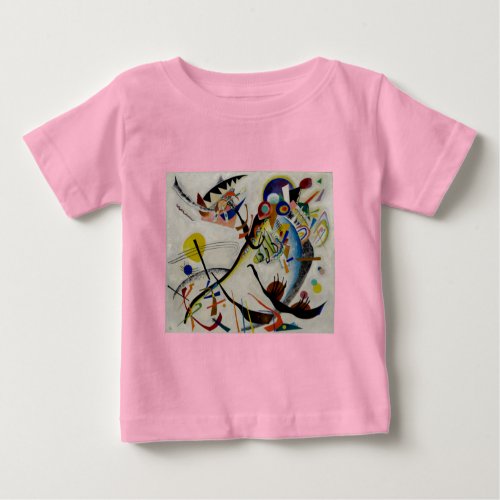 Kandinsky Blue Segment Baby T_Shirt