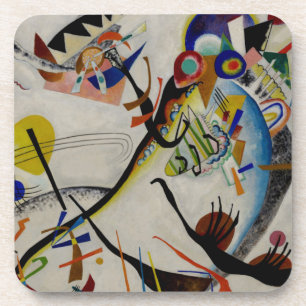 Kandinsky Blue Segment Coaster