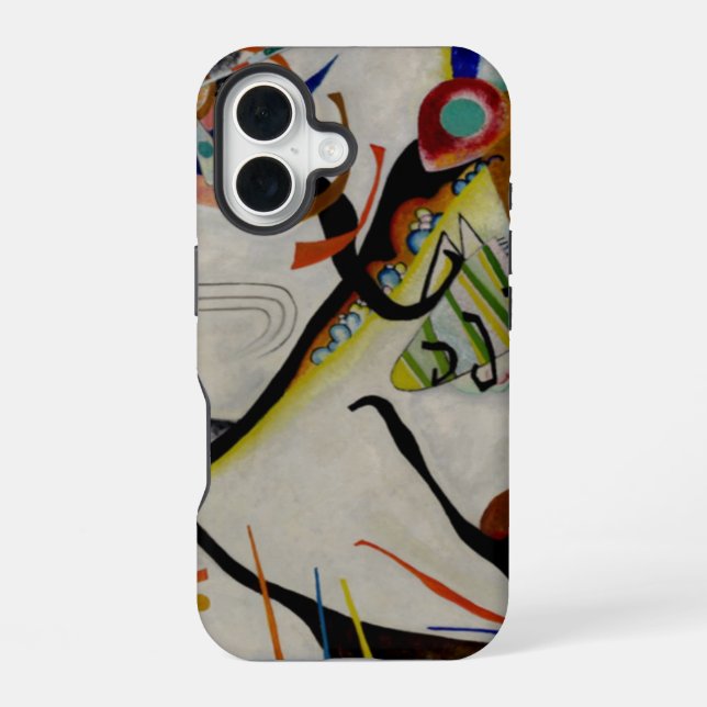 Kandinsky Blue Segment Iphone Case (Back)
