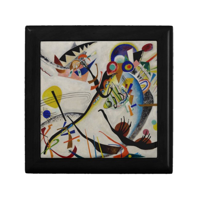 Kandinsky Blue Segment Jewelry Box (Front)