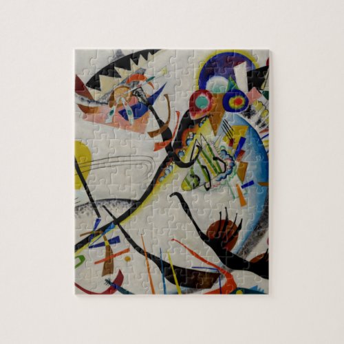 Kandinsky Blue Segment Jigsaw Puzzle