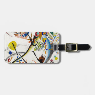 Kandinsky Blue Segment Luggage Tag
