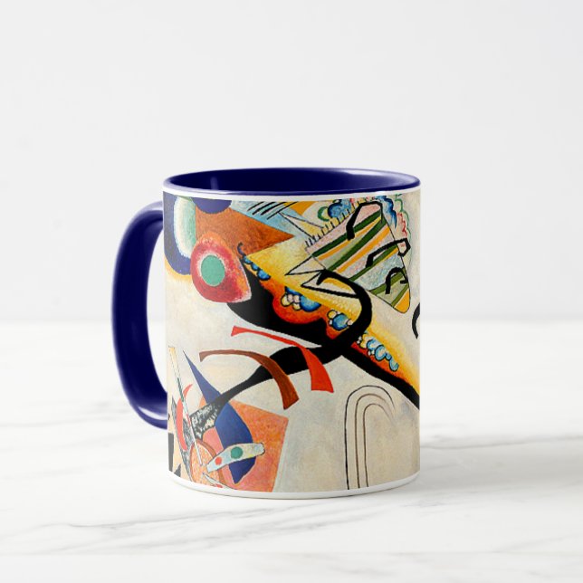 Kandinsky - Blue Segment,  Mug (Front Left)