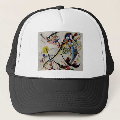 Kandinsky Blue Segment Trucker Hat