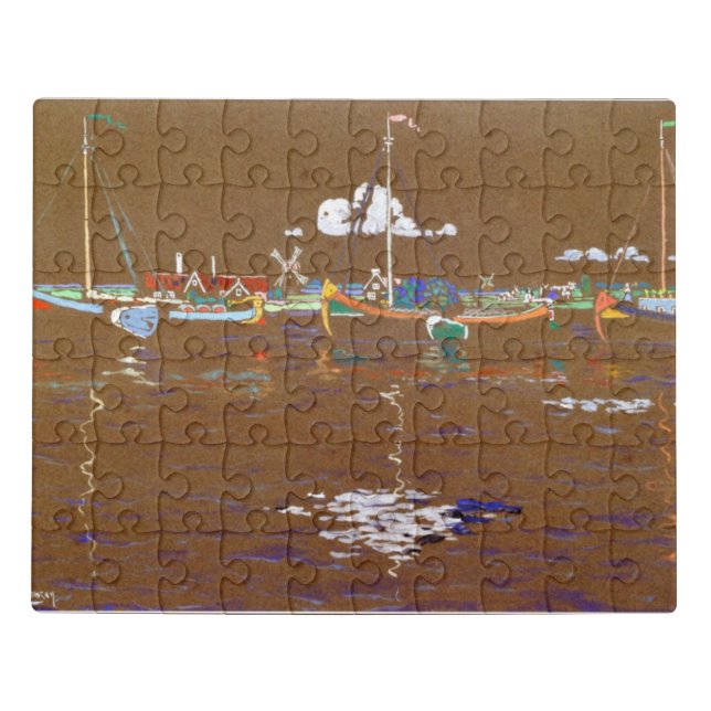 Kandinsky - Boats Jigsaw Puzzle (Puzzle Horizontal)