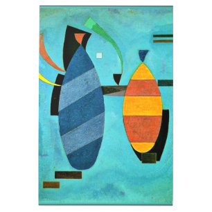 Kandinsky - Both Striped Metal Print