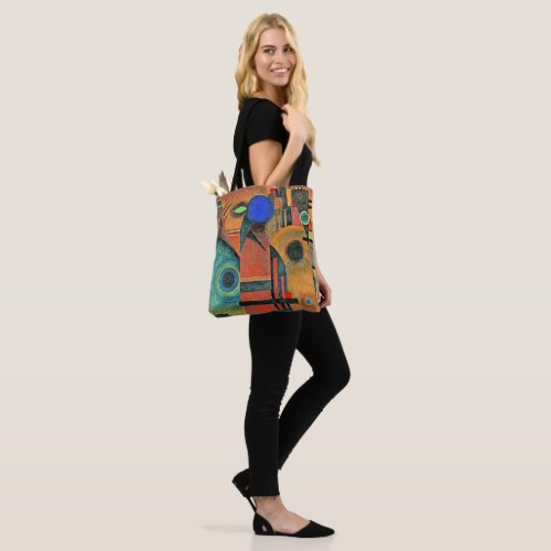 Kandinsky _ Brown Silence abstract art Tote Bag