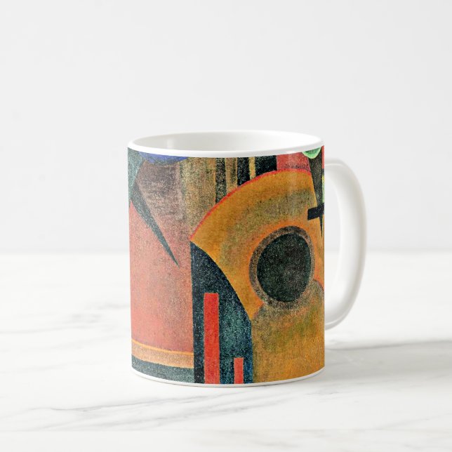 Kandinsky - Brown Silence Coffee Mug (Front Right)
