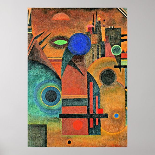 Kandinsky - Brown Silence Poster (Front)