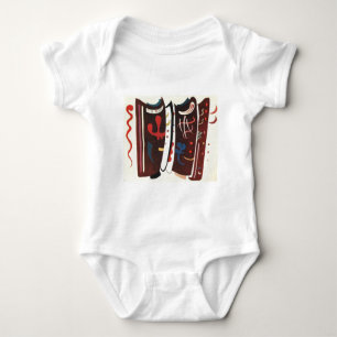 Kandinsky Brown with Supplement Abstract Baby Bodysuit
