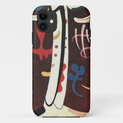 Kandinsky Brown with Supplement Abstract iPhone 11 Case
