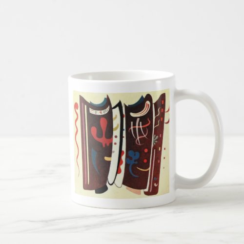 Kandinsky Brown with Supplement Abstract Coffee Mug