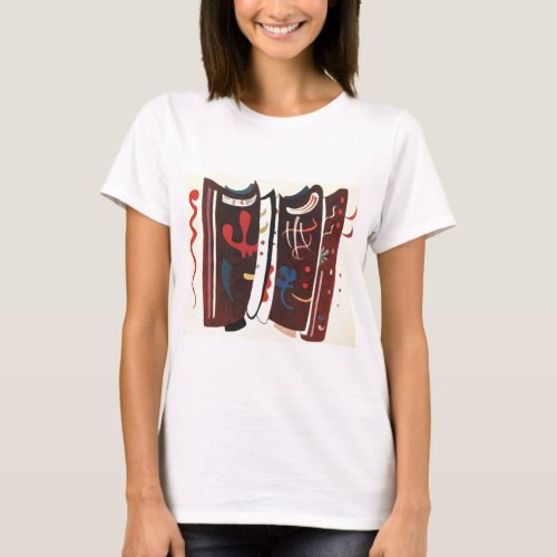 Kandinsky Brown with Supplement Abstract T_Shirt