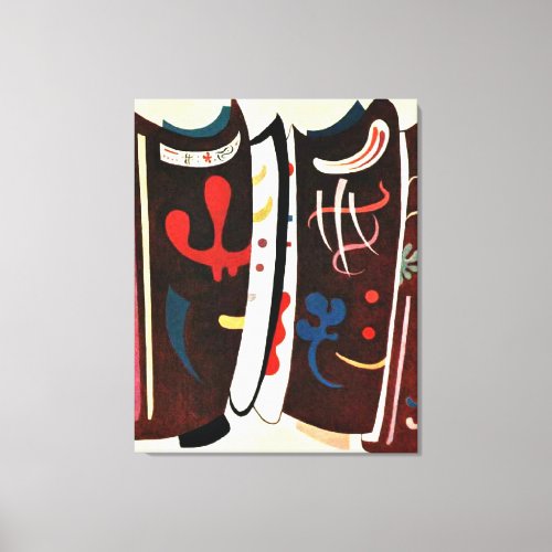 Kandinsky _ Brown with Supplement Canvas Print