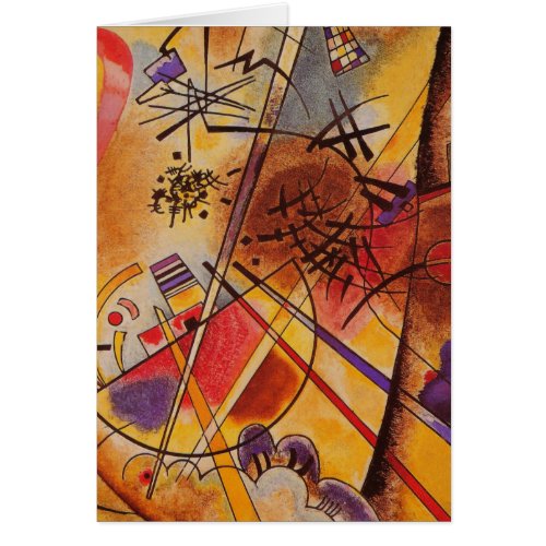 Kandinsky Brown Yellow Red Blue