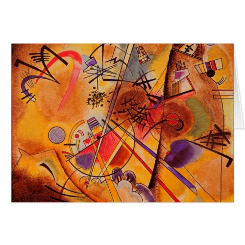 Kandinsky Brown Yellow Red Blue