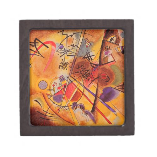 Kandinsky Brown Yellow Red Blue Gift Box