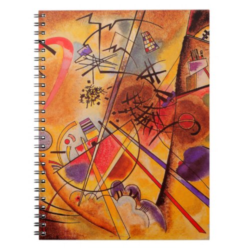 Kandinsky Brown Yellow Red Blue Notebook