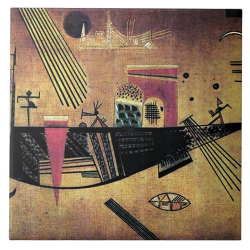 Kandinsky _ Capricious Ceramic Tile