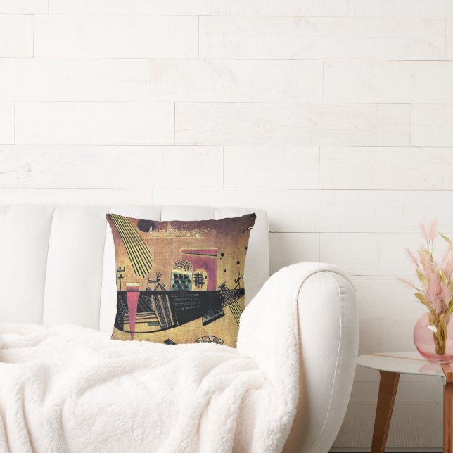 Kandinsky - Capricious Throw Pillow (Couch)