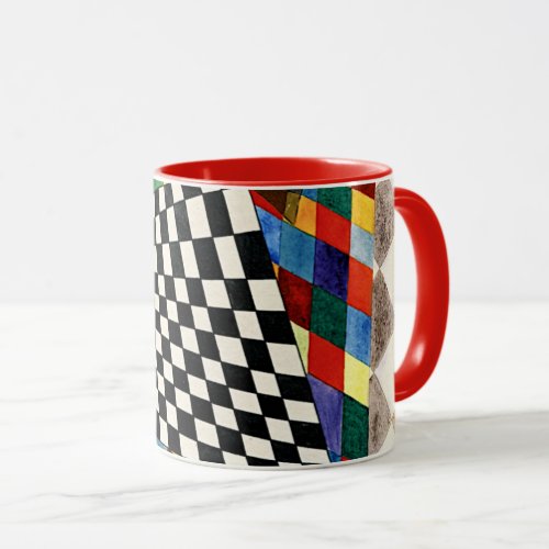 Kandinsky _ Checked Mug