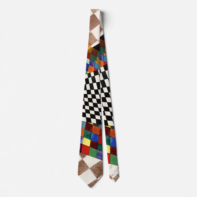 Kandinsky - Checked Neck Tie (Front)