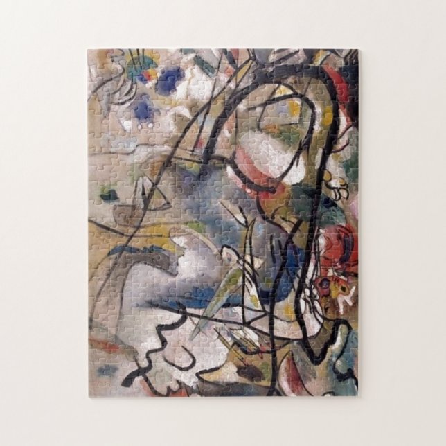 Kandinsky Claasical Abstract Art Painting Jigsaw Puzzle (Vertical)