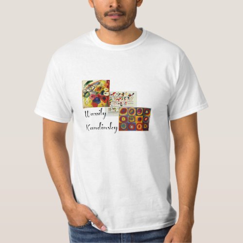 Kandinsky _ Collage of his artwork T_Shirt