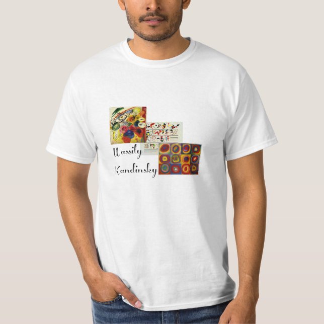 Kandinsky - Collage of his artwork T-Shirt (Front)