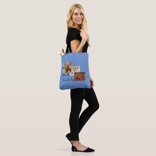 Kandinsky - Collage of three paintings Tote Bag (On Model)