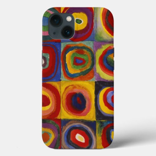 Kandinsky Color Study of Squares Circles iPhone 13 Case