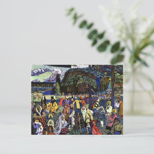 Kandinsky - Colorful Life Postcard | Zazzle