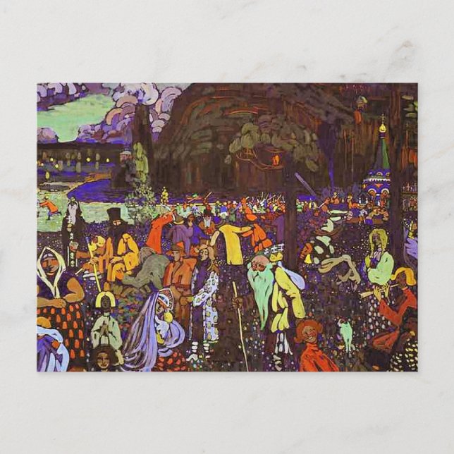 Kandinsky - Colorful Life, Postcard (Front)