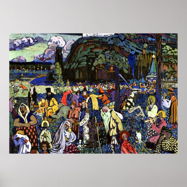 Kandinsky - Colorful Life Poster (Front)