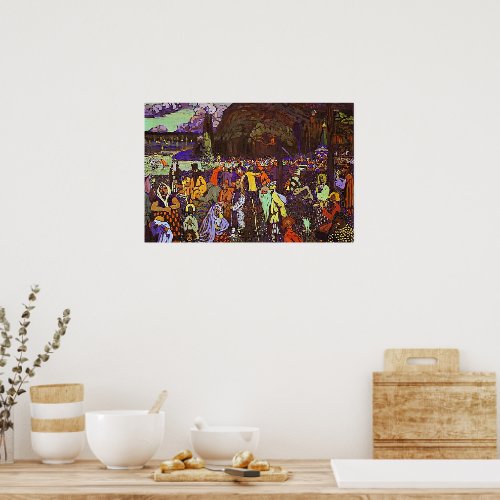 Kandinsky - Colorful Life, Poster