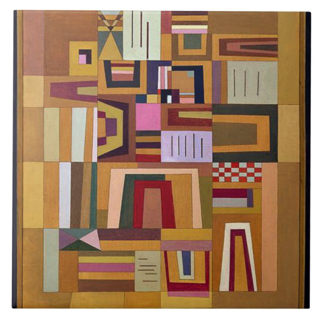 Kandinsky - Compensation Rose, Ceramic Tile (Front)