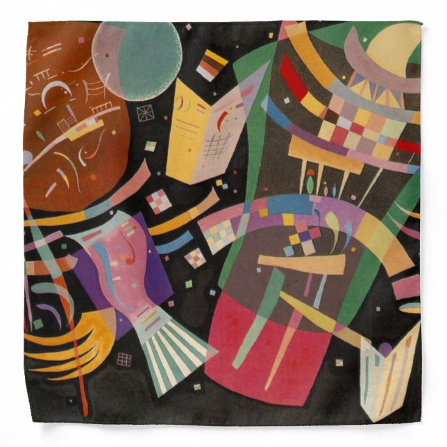 Kandinsky Composition 10 Abstract Painting Bandana (Front)