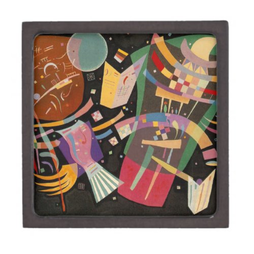 Kandinsky Composition 10 Abstract Painting Jewelry Box