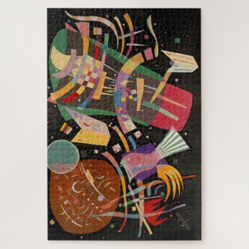 Kandinsky Composition 10 Abstract Painting Jigsaw Puzzle