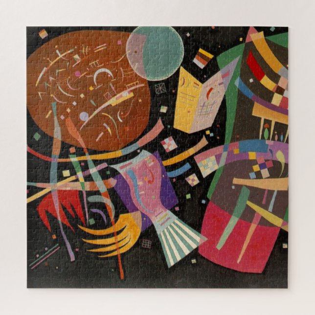 Kandinsky Composition 10 Abstract Painting Jigsaw Puzzle (Vertical)