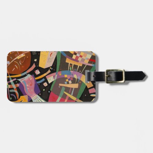 Kandinsky Composition 10 Abstract Painting Luggage Tag