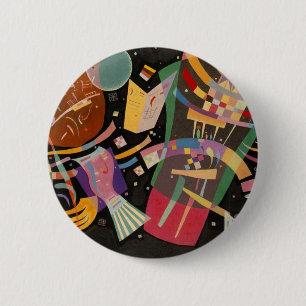 Kandinsky Composition 10 Abstract Painting Pinback Button