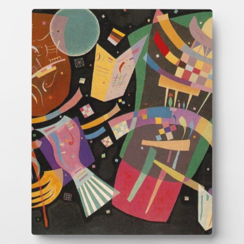 Kandinsky Composition 10 Abstract Painting Plaque
