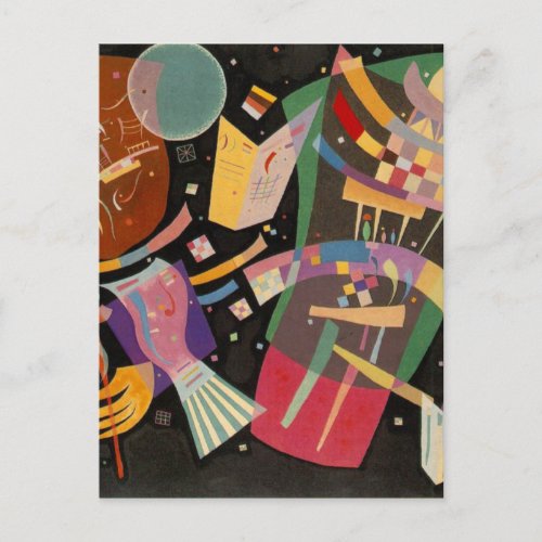 Kandinsky Composition 10 Abstract Painting Postcard