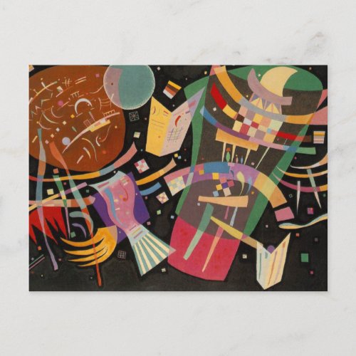 Kandinsky Composition 10 Abstract Painting Postcard