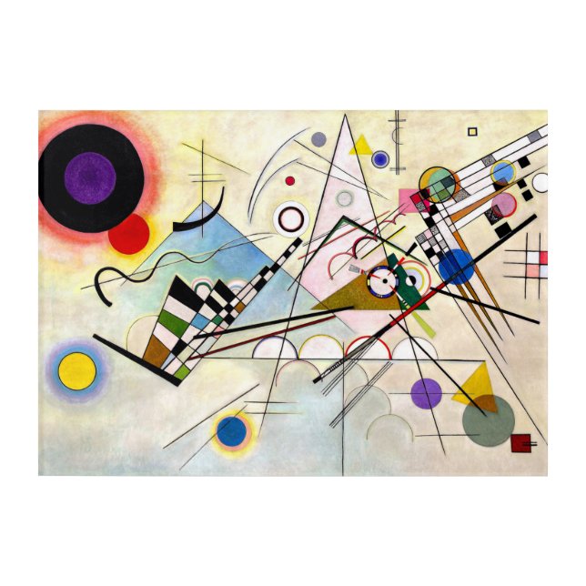 Kandinsky Composition 8 Acrylic Print (Front)