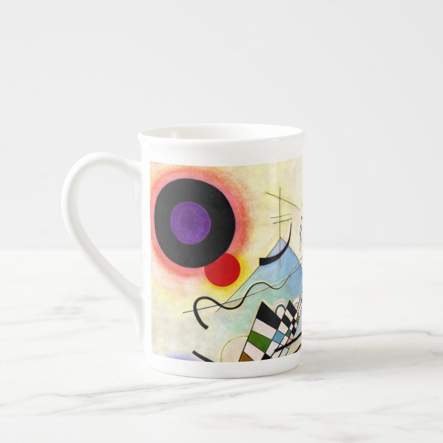 Kandinsky Composition 8 Bone China Mug (Left)