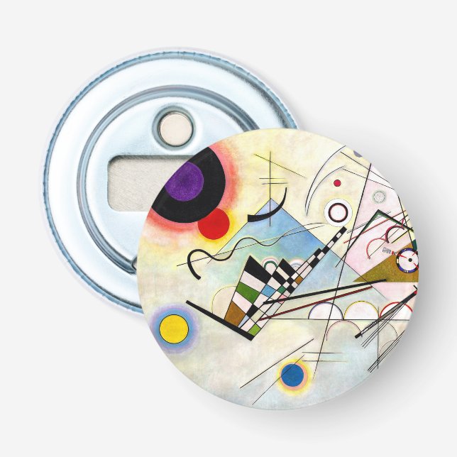Kandinsky Composition 8 Bottle Opener (Front)