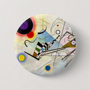 Kandinsky Composition 8 Button